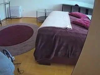 Camsoda Free Live Porn of voyeurcam-julmodels-whitebed-6