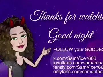 Chaturbate Live Porn of samanthavixen