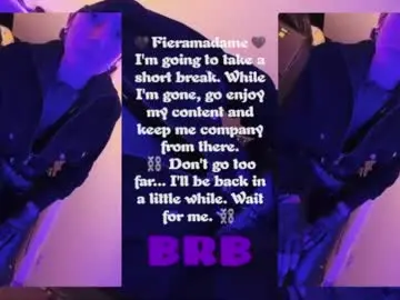 Chaturbate Live Porn of fieramadame