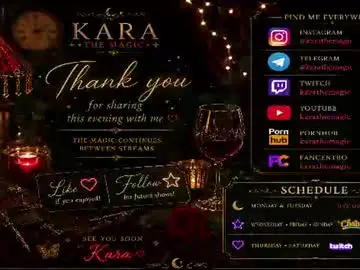 Chaturbate Free Live Porn of karathemagic