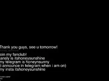 Chaturbate Free Live Porn of honey_sunshine
